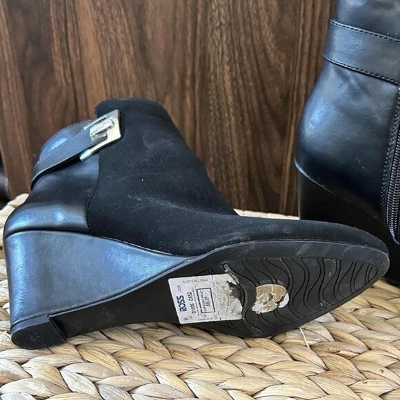 IMPO Vendi Women Black Wedge Boots US 8 - Picture 6 of 6